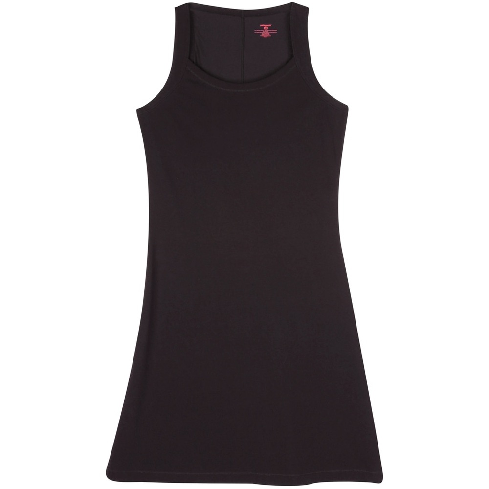 Patagonia Vitaliti Strappy Black Tank Dress Organic Cotton Stretch Medium